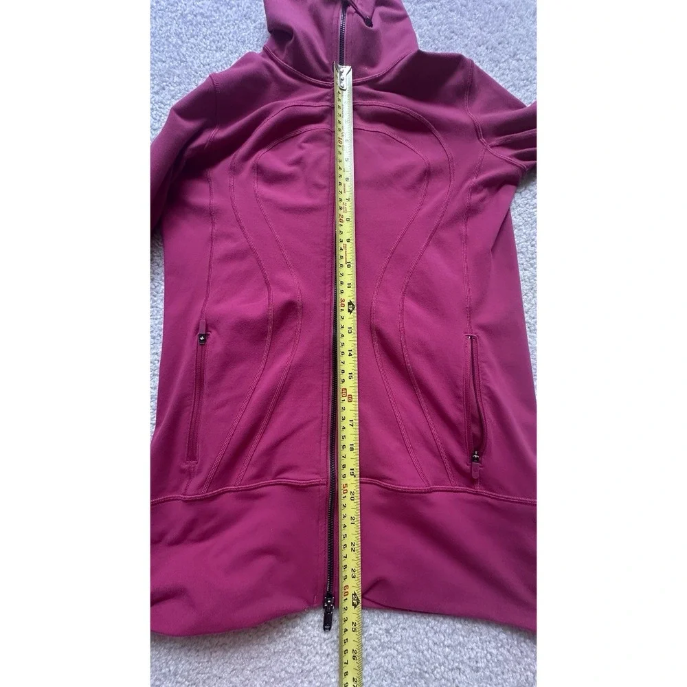 Lululemon In Stride Jacket Violet Red Size 8